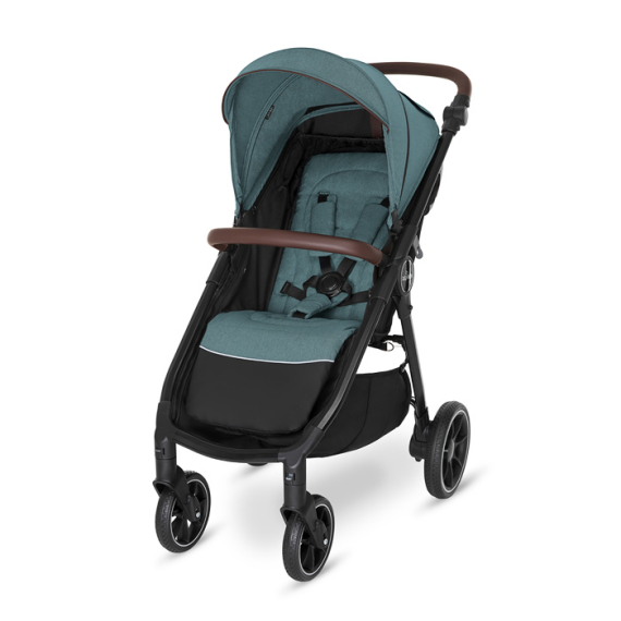 Прогулочная коляска Baby Design LOOK G 2021 (105 TURQUOISE) - фото | Интернет-магазин автокресел, колясок и аксессуаров для детей Avtokrisla