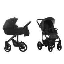 Універсальна коляска 2 в 1 Bebetto Magnum (202/чорний/чорна рама)
