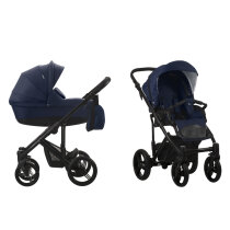 Універсальна коляска 2 в 1 Bebetto Magnum (208/синій/чорна рама)