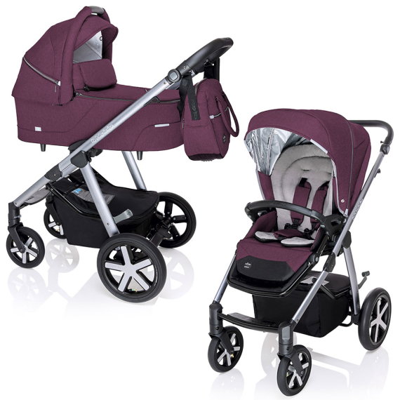 Универсальная коляска 2 в 1 Baby Design Husky NR 2020 (06 Violet) - фото | Интернет-магазин автокресел, колясок и аксессуаров для детей Avtokrisla