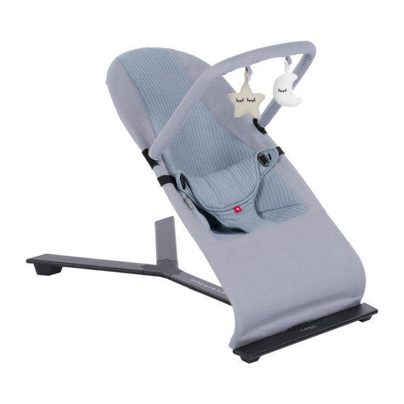 Заколисувальний стілець з бампером Mast Flex Bouncer (Steel Blue) - фото | Интернет-магазин автокресел, колясок и аксессуаров для детей Avtokrisla