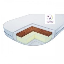 Матрац в люльку Veres Coconut+Elastic foam 80х60х7 см