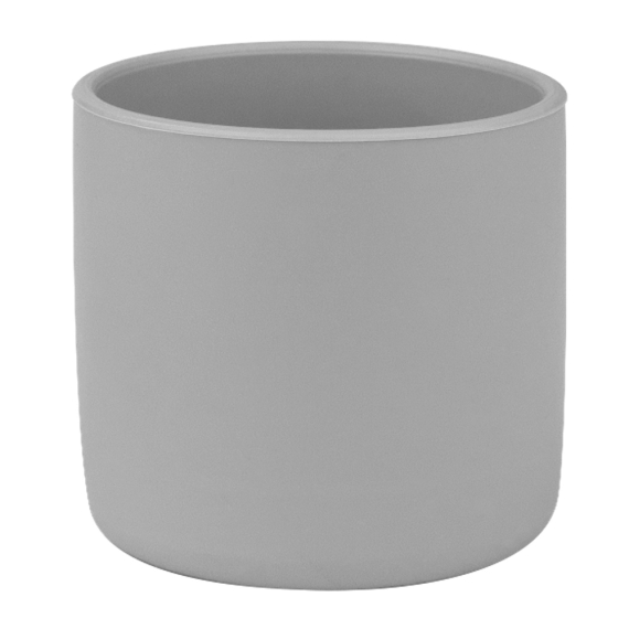 Чашка силиконовая MinikOiOi Mini Cup (Powder Grey) - фото | Интернет-магазин автокресел, колясок и аксессуаров для детей Avtokrisla