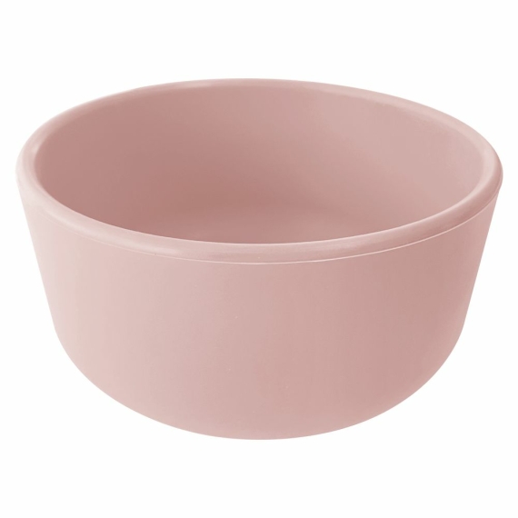 Глибока тарілка силіконова MinikOiOi Basics-Bowl (Pinky Pink) - фото | Интернет-магазин автокресел, колясок и аксессуаров для детей Avtokrisla