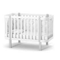 Дитяче ліжко Верес ЛД 5 Монако (біло-сірий)