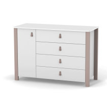 Комод Veres Монако 1200 (капучино-білий)