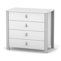 Комод Верес 900 Монако (біло-сірий)