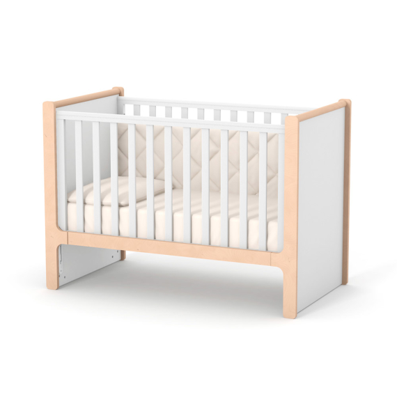Кровать детская Veres ЛД 7 Ницца (бело-буковый) - фото | Интернет-магазин автокресел, колясок и аксессуаров для детей Avtokrisla