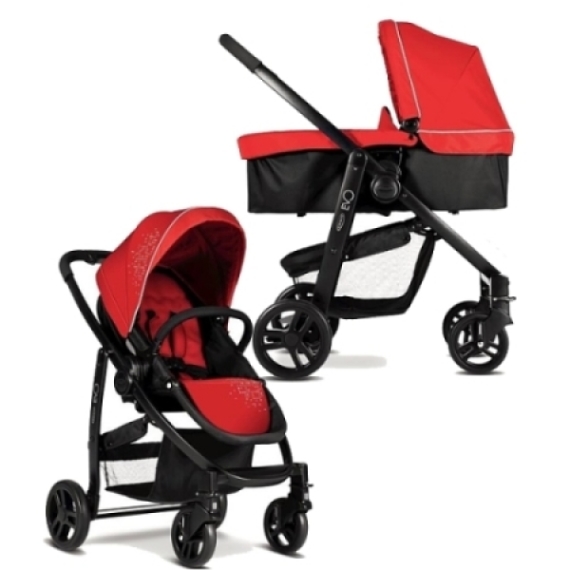 Универсальная коляска 2 в 1 Graco Evo (red) - фото | Интернет-магазин автокресел, колясок и аксессуаров для детей Avtokrisla