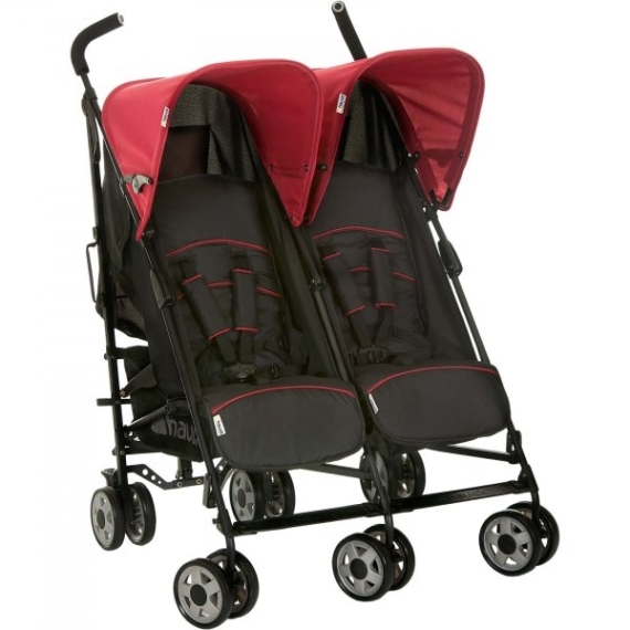 Коляска-тростинка для двійнят  Hauck Turbo Duo (Сaviar/Tango) - фото | Интернет-магазин автокресел, колясок и аксессуаров для детей Avtokrisla