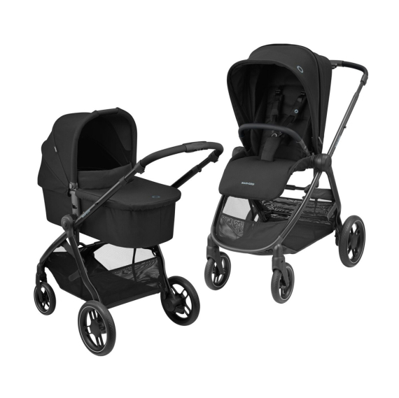 Универсальная коляска 2 в 1 MAXI-COSI Street+ (Essential Black) - фото | Интернет-магазин автокресел, колясок и аксессуаров для детей Avtokrisla