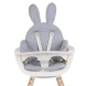 Універсальна подушка до стільця для годування Childhome (rabit/grey)