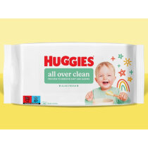Вологі серветки Huggies All Over Clean, 56 шт.