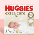 Підгузки Huggies Extra Care 2, 3–6 кг, 58 шт