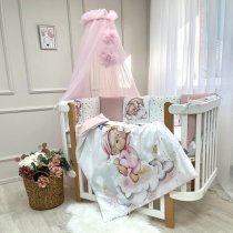 Комплект Маленька Соня Ведмедики Гаммі, 120х60 см, 6 одиниць (рожевий)