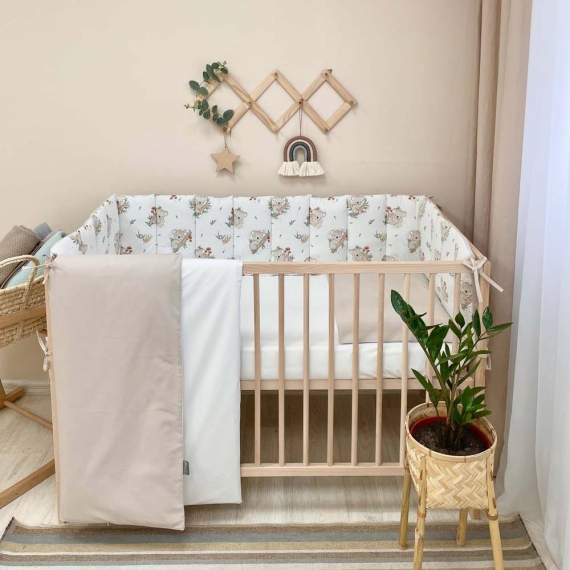 Постельный комплект Маленькая Соня Baby Dream, 6 единиц (Коала) - фото | Интернет-магазин автокресел, колясок и аксессуаров для детей Avtokrisla