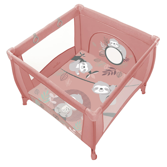 Детский манеж Baby Design Play Up 2020 (08 Pink) - фото | Интернет-магазин автокресел, колясок и аксессуаров для детей Avtokrisla
