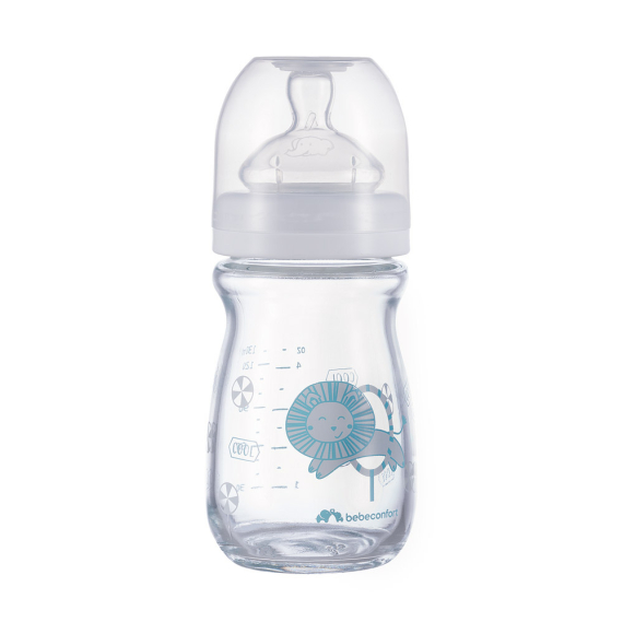 Пляшечка для годування скляна Bebe Confort EMO 130 мл - фото | Интернет-магазин автокресел, колясок и аксессуаров для детей Avtokrisla