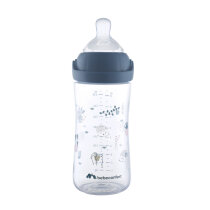 Пляшечка для годування Bebe Confort EMOTION PHYSIO Urban Garden, 270 мл (синя)