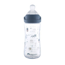 Пляшечка для годування Bebe Confort EMOTION PHYSIO Urban Garden, 360 мл (синя)