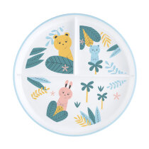 Тренувальна тарілка пластикова з відділеннями Bebe Confort Little Buddies