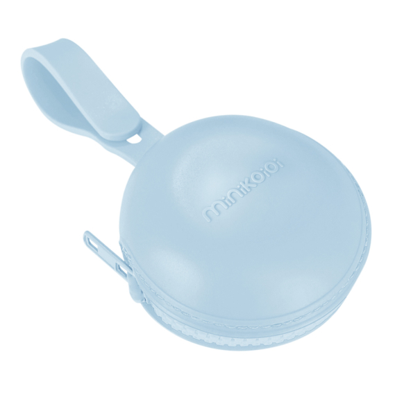Контейнер для пустушки силіконовий MinikOiOi Pod (Mineral Blue) - фото | Интернет-магазин автокресел, колясок и аксессуаров для детей Avtokrisla