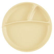 Секційна тарілка на присосці силіконова MinikOiOi Portions (Mellow Yellow)