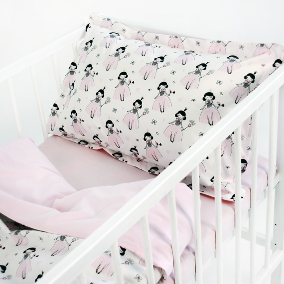 Комплект постільної білизни для немовлят Люлі Принцесски, 3 единицы - фото | Интернет-магазин автокресел, колясок и аксессуаров для детей Avtokrisla