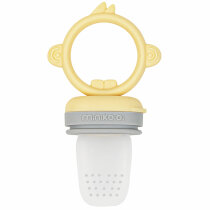 Ніблер силіконовий MinikOiOi Pulps (Mellow Yellow/Powder Grey)