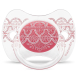 Пустышка физиологическая Suavinex Couture, до 18 месяцев (розовая)