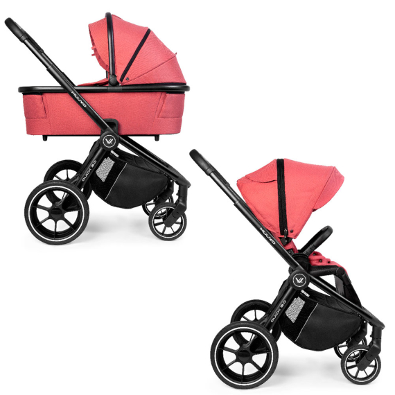 Универсальная коляска 2 в 1 Muuvo Quick 3.0 XL (Pure Pink) - фото | Интернет-магазин автокресел, колясок и аксессуаров для детей Avtokrisla