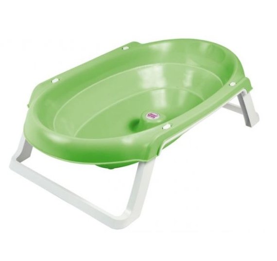Дитяча анатомічна ванночка OK Baby Onda Slim (зелений) - фото | Интернет-магазин автокресел, колясок и аксессуаров для детей Avtokrisla