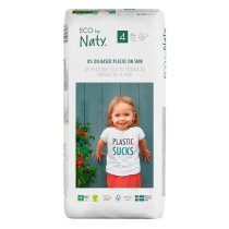 Одноразові дитячі підгузки ECO BY NATY, розмір 4, 44 шт