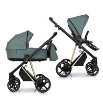 Універсальна коляска 2 в 1 Roan Ivi (Pine Green Gold)