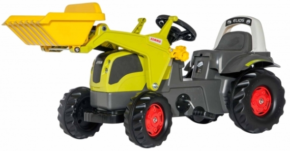 Трактор c ковшом Rolly Toys rollyKid CLAAS Elios зелений - фото | Интернет-магазин автокресел, колясок и аксессуаров для детей Avtokrisla
