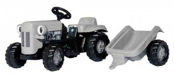 Трактор c прицепом Rolly Toys rollyKid-X Little Grey Fergie - фото | Интернет-магазин автокресел, колясок и аксессуаров для детей Avtokrisla