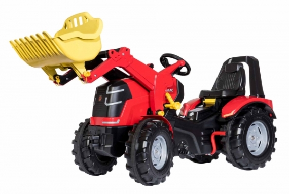 Трактор с ковшоми и тормозами Rolly Toys rollyX-Trac Premium - фото | Интернет-магазин автокресел, колясок и аксессуаров для детей Avtokrisla