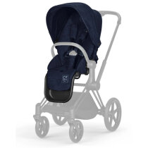 Чохол тканинний з сумкою Cybex Priam Rebellious Luxury (Denim Blue)