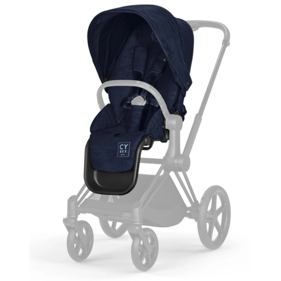 Чохол тканинний з сумкою Cybex Priam Rebellious Luxury (Denim Blue) - фото | Интернет-магазин автокресел, колясок и аксессуаров для детей Avtokrisla