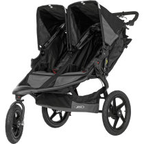 Прогулянкова коляска для двійні BOB Revolution Pro Duallie (Black)