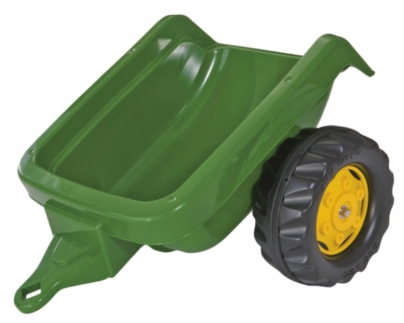 Прицеп на 2-х колесах Rolly Toys rollyKid Trailer (темно-зеленый) - фото | Интернет-магазин автокресел, колясок и аксессуаров для детей Avtokrisla