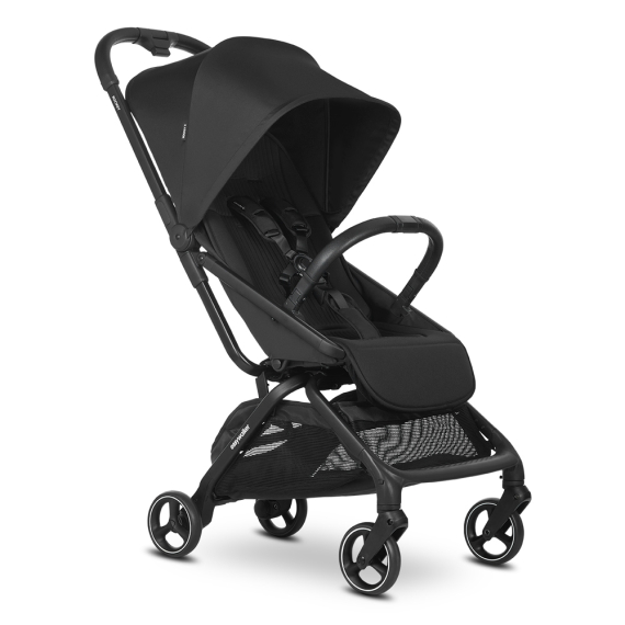 Прогулочная коляска Easywalker Rockey S FULL (Pure Black) - фото | Интернет-магазин автокресел, колясок и аксессуаров для детей Avtokrisla