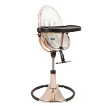 Стільчик для годування Bloom Fresco з вкладишем з екошкіри (Rose Gold / Coconut White)