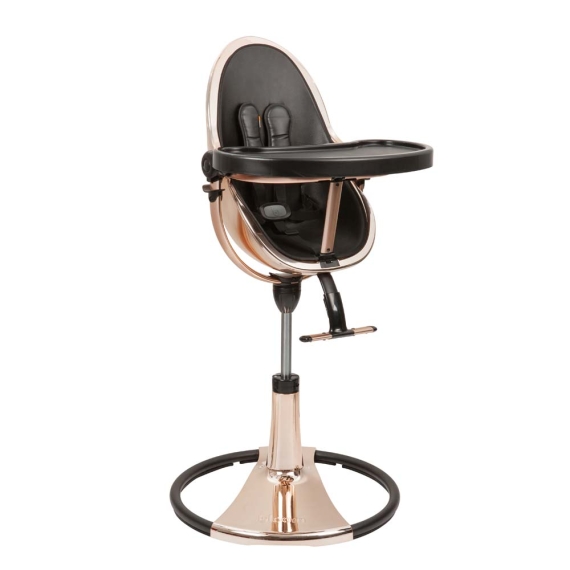 Стільчик для годування Bloom Fresco з вкладишем з екошкіри (Rose Gold / Midnight Black) - фото | Интернет-магазин автокресел, колясок и аксессуаров для детей Avtokrisla