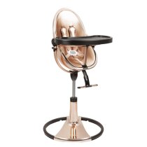 Стільчик для годування Bloom Fresco з вкладишем з екошкіри (Rose Gold / Rose gold)