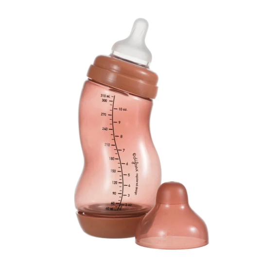 Антиколиковая бутылочка Difrax S-bottle Wide с силиконовой соской, 310 мл (Brick) - фото | Интернет-магазин автокресел, колясок и аксессуаров для детей Avtokrisla