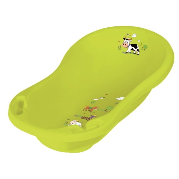 Дитяча ванна Keeeper Funny Farm, 84 см (зелена) - фото | Интернет-магазин автокресел, колясок и аксессуаров для детей Avtokrisla