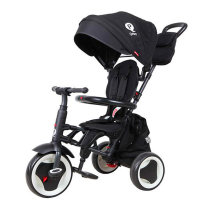 Складаний триколісний дитячий велосипед Qplay RITO+ EVA (Black)