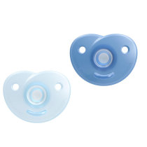 Пустушка Philips Avent Soothie, 0-6 мес, 2 шт (блакитна)