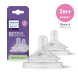 Соска силіконова Philips AVENT Natural Природний потік SCY964/02, від 3 міс, 2 шт, середній потік